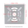 BE-TOOL Universal Iron Wall Mounting Bracket with 2 Adjustable Stainless Steel Loops, Multi-Hole Design for Pole Mounting view 2