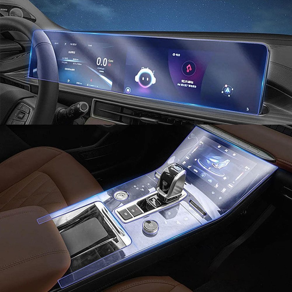 AHDHAJAQ Car Center Console Navigation TPU Protector Film,for Tiggo 8u202FPRO MAX 2022