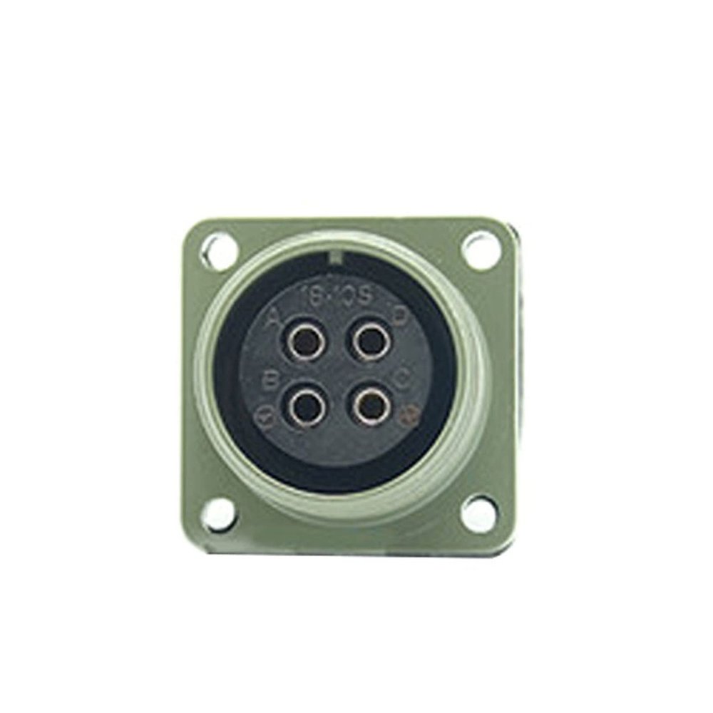1 Set 4 Pin Standard Aviation Plug MS3108A-14S-2S/P MS3102A Elbow Connector MS5015 Series MS3108A-14S-2P(Ivory)