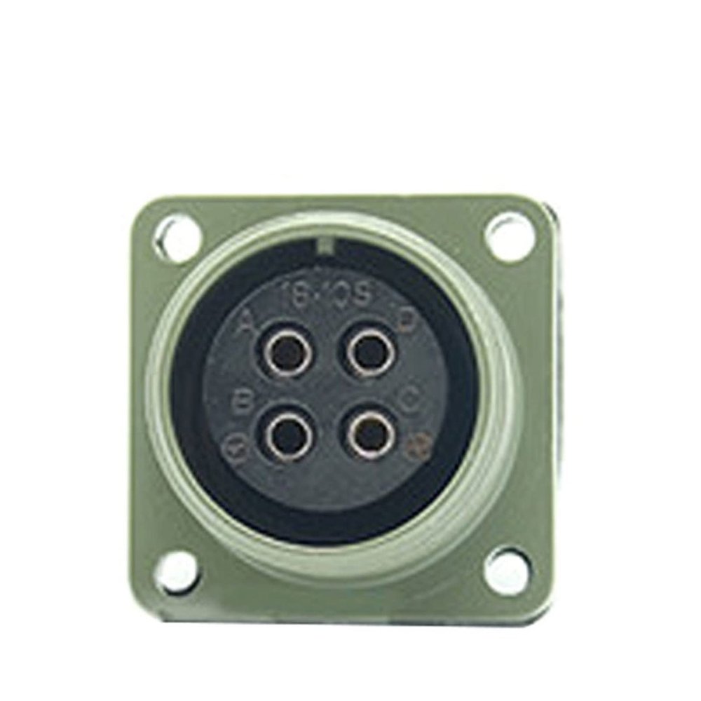 1 Set 4 Pin Standard Aviation Plug MS3108A-14S-2S/P MS3102A Elbow Connector MS5015 Series MS3108A-14S-2P(Snowy)