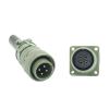 1 Set 4 Pin Standard Aviation Plug MS3108A-14S-2S/P MS3102A Elbow Connector MS5015 Series MS3108A-14S-2P(Blue,Red) view 1