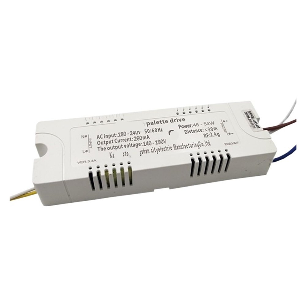 LED Driver Isolated Intelligent Constant Current Power Supply 2.4G Segmented lamp Switch dimming Color Transformer(46-54W CB Monochrome)