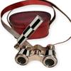 Anchor Shop Opera Brass Binoculars with Mother of Pearl, la Dauphin Paris Opera Glasses, Box view 1