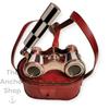 Anchor Shop Opera Brass Binoculars with Mother of Pearl, la Dauphin Paris Opera Glasses, Box view 3
