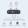 Xingbaichen 5.3 Home Stereo Bluetooth Receiver, Bluetooth to RCA/AUX Adapter, RCA Audio Adapter with NFC Function, Support USB Drive and TF Card Music Playback, Use on Old Speaker Devices. view 2
