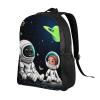 LHBWCVN Travel Backpack Astronaut And Alien Laptop Backpack 16.1in Lightweight Hiking Daypack Computer Bag Gift for Women Men view 2