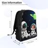 LHBWCVN Travel Backpack Astronaut And Alien Laptop Backpack 16.1in Lightweight Hiking Daypack Computer Bag Gift for Women Men view 4