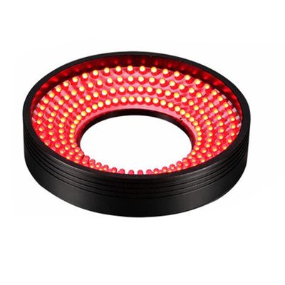 Lab Microscope Accessories Industrial Vision Inspection LED Ring Light Detection Lamp(Red Light,50mm Diameter)