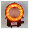 Lab Microscope Accessories USB Color 64 LED Ring Light Source Illuminator Lamp Adjustable Monocular Trinocular Stereo(Orange) view 1