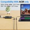 180W AC Charger for Acer Nitro 5 7 AN515 AN517 ANV15 AN715 Predator Helios 300 500 PH315 PH317 G3 Triton 300 500 PT515 PT314 PT315 Aspire V17 V15 VN7 A715 Gaming Laptop view 3