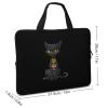 Ankh And Hieroglyphics - Egyptian Cat Laptop Case Laptop Bag Laptop Sleeve Water Resistant Computer Case Laptop Carrying Case 15inch view 2