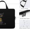 Ankh And Hieroglyphics - Egyptian Cat Laptop Case Laptop Bag Laptop Sleeve Water Resistant Computer Case Laptop Carrying Case 15inch view 3
