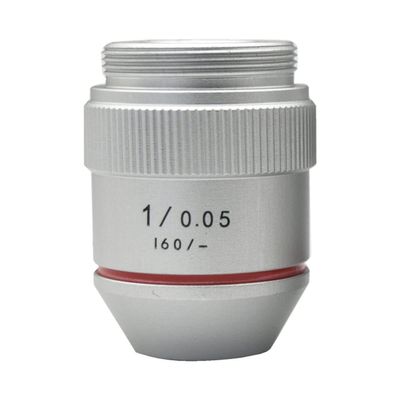 JOEBO Microscope Kit 1PC 195 1X 2X Achromatic Objective Lens for Biological Microscope Microscope Lens Adapters(1X)