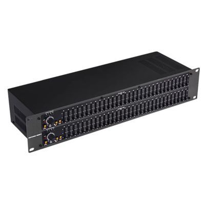 XURUIUS 31-Band Stereo Graphic Equalizer,Professional Equalizer,with Low Mid Treble Independent Adjustment,for Home Audio
