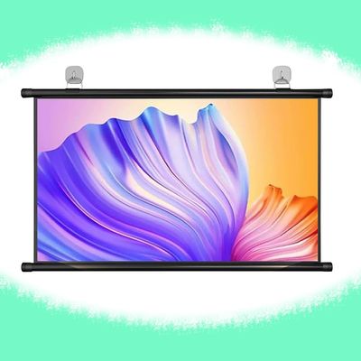 REDEXI Projector Screen 72in Projection Screen, Portable Movie Screen 30" 40" 50" 60", HD Projection Screen for Home Theater, Office, Classroom, Meeting, Presentation(40in-16:9)