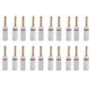 100pcs Banana Gold Plated Copper 4mm Banana Connector Male Speaker Black&red(No Brand) view 2