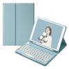HENGHUI Keyboard Case for Galaxy Tab A9+ / A9 Plus 11 inch 2023 Keyboard Case Cute Round Key Color Keyboard Wireless Detachable BT Keyboard Cover with Pen Holder,MistyBlue view 1