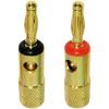 8pcs 4mm Gold-Plated Musical Cable Wire Banana Adapter Audio Connector Speaker Plated(8 Black) view 3