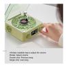 Bluetooth Record Player wiith Stereo Speakers and Water Ripple Light, Record Player with Display Screen, CD Player for Entertainment and Home Decoration (Green) view 3