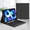 HENGHUI Touch Keyboard Case for Galaxy Tab S10 Lite / S10 FE / S9 FE 10.9", Tab S9/S8/S7 11" Case with Touchpad Detachable Color Keyboard Cute Round Key,Black view 1