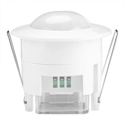 Ceiling Mounted Infrared Motion Sensor 360 Degree Full Detection Angle Widely Used to Control all Kinds of Home Light Made of Premium Plastic Material High Sensitivity and Stable