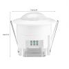 Ceiling Mounted Infrared Motion Sensor 360 Degree Full Detection Angle Widely Used to Control all Kinds of Home Light Made of Premium Plastic Material High Sensitivity and Stable view 3