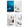 Bluetooth Record Player wiith Stereo Speakers and Water Ripple Light, Record Player with Display Screen, CD Player for Entertainment and Home Decoration (White) view 4