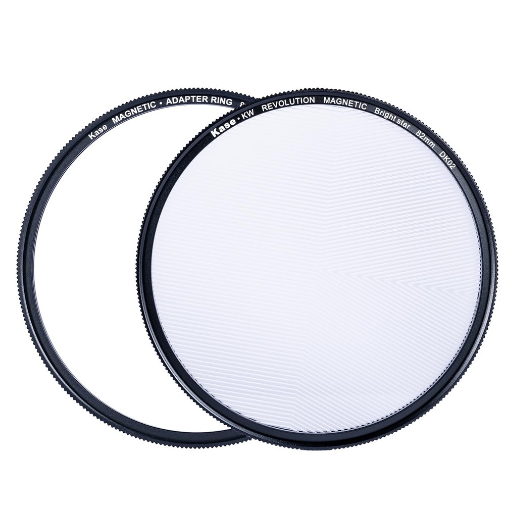 Kase Revolution Magnetic Star Focus Focusing Tool/Filter inc Adapter Ring (Bahtinov Mask) (82mm)