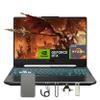 ASUS TUF A15 15.6 FHD 144Hz Gaming Laptop, 16GB DDR5 RAM, 1TB SSD, AMD Ryzen 7 7435HS, GeForce RTX 3050 4GB GDDR6, Win 11 Pro, RGB Backlit Keyboard, Wi-Fi 6, Black, 128GB Docking Station Set view 1