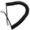 ACEFCXAUSVC Telescopic Spiral Cable 5 Core 24AWG 20AWG 17AWG Spiral Cable High Elastic Tensile Cold Spring Connecting Trailer Wire Retractable Coil(Stretch 1.25 Meter 1.0mm Square) view 2