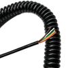 ACEFCXAUSVC Telescopic Spiral Cable 5 Core 24AWG 20AWG 17AWG Spiral Cable High Elastic Tensile Cold Spring Connecting Trailer Wire Retractable Coil(Stretch 1.25 Meter 1.0mm Square) view 4