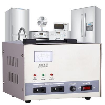 Single AC Voltage Regulator, Automatic Voltage Regulator, Home Voltage Regulator for Smartphones, Tablets, air conditioners, Home use(1KVA)