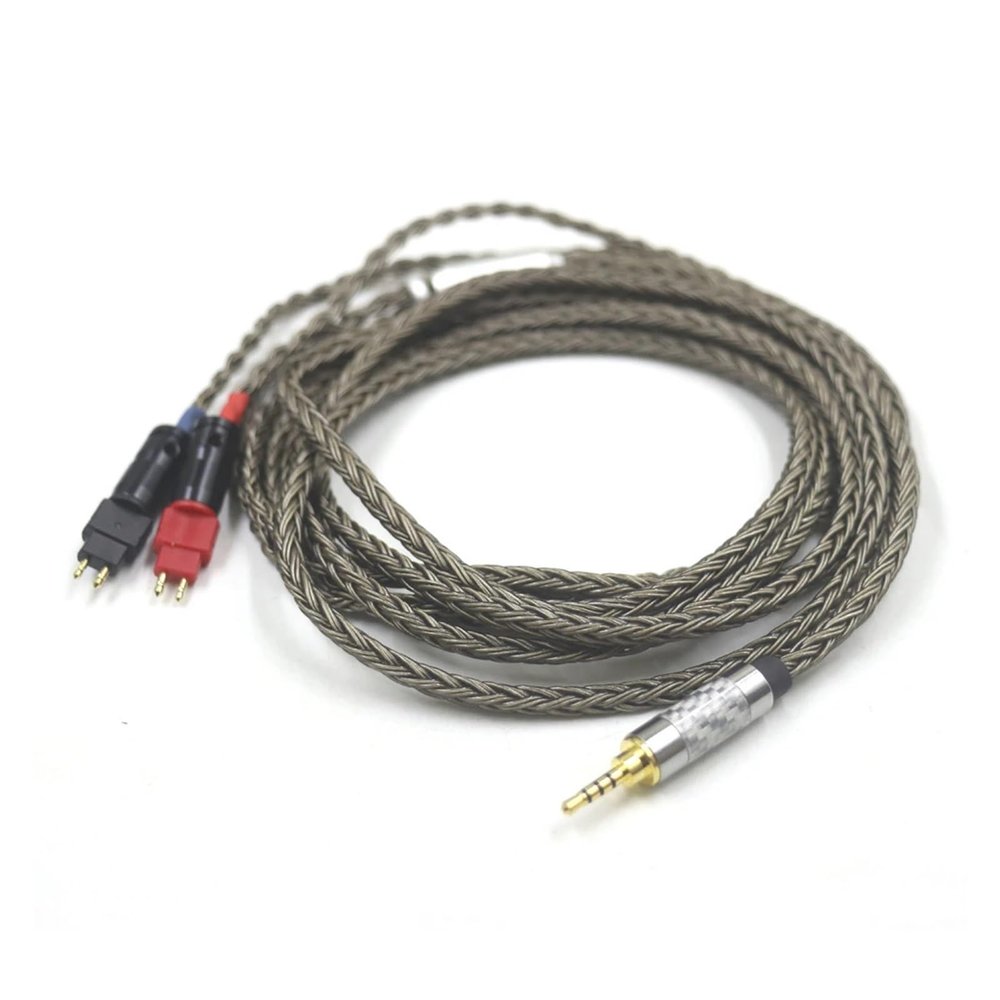 16-core 7N OCC Upgraded 4.4mm 6.5 XLR 3.5 Stereo Headphone Cable Compatible with The HD580 HD600 HD650 HD25 HD660S Hd565 HD545 Headphones(4.4mm Male Balanced,1.6m)