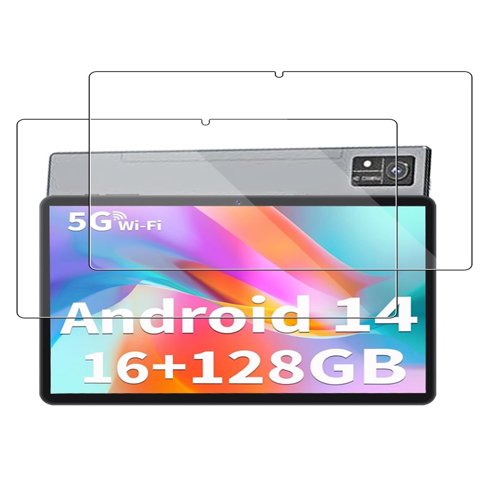 BOVUGAC [2 Pack] Screen Protector for YOBANSE T618 /TAB10 10 inch Tempered Glass Film, Screen Protector for JJGJ T618 Tablet Anti-Scratch & Sensitive & 9H Hardness