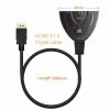 HDMI Splitter Adapter Cable, 1080P HDMI Splitter 3 in 1 Out, HDMI Male to 2 HDMI Female 1 to 2 Way Splitter Cable for HDTV, LCD Monitor and Projectors view 3