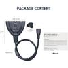 HDMI Splitter Adapter Cable, 1080P HDMI Splitter 3 in 1 Out, HDMI Male to 2 HDMI Female 1 to 2 Way Splitter Cable for HDTV, LCD Monitor and Projectors view 4