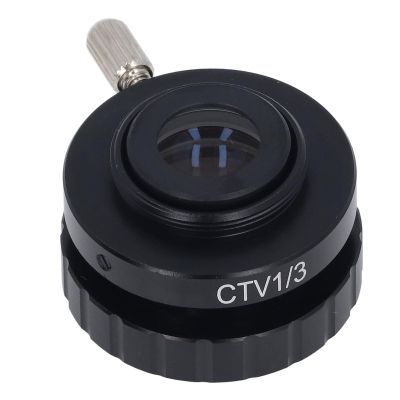 CTV Lens Adapter High Compatibility Trinocular Microscope Camera Adapter for Industry Labs (SZMC TV1/3)