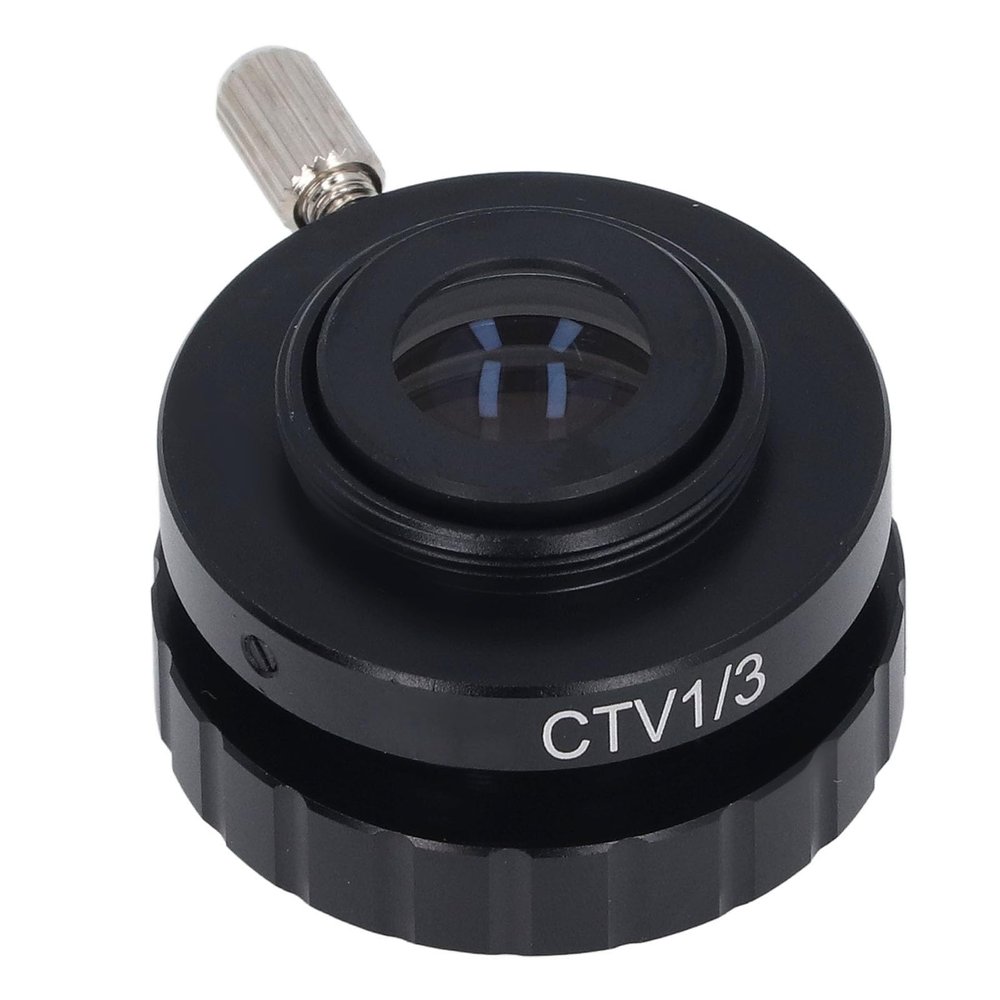 CTV Lens Adapter High Compatibility Trinocular Microscope Camera Adapter for Industry Labs (SZMC TV1/3)