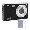 HURRISE Digital Camera with Fill Light, Portable Point and Shoot Student Digital Camera, 4K 50MP 2.8 Inch Screen 16x Zoom Anti Shake AF Autofocus Camera for Portrait Landscape (Black) view 1