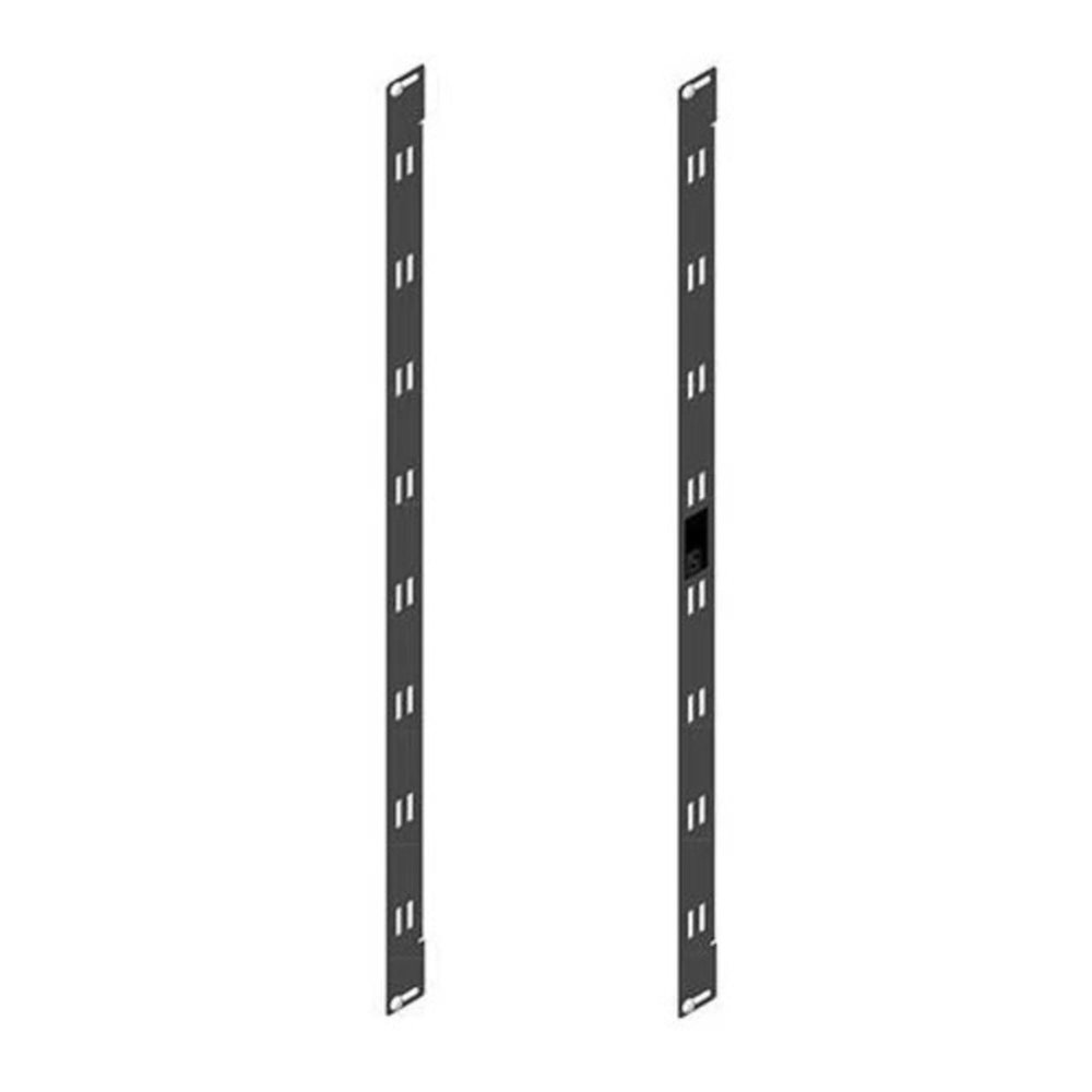 Chatsworth - 39124-E10 - Cable Lashing Bracket, Steel, 52 RMU, 6 Slide, Glacier White, 42.40 H x 1.6 in. W, (Each)