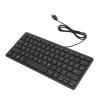 GOTOTOP Small Language Mini USB Keyboard, 78 Key Wired Office Home Laptop Desktop Keyboard, Russian French German Versions, ABS Material, Simple, General Applicable (German) view 3