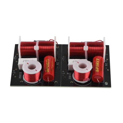 2Pcs Frequency Divider,2 Way 2 Unit Hi Fi Audio Crossover Filter Speaker Frequency Distributor DIY Module,