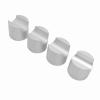 4Pcs Power Speaker Cable Riser, HiFi Cable Tray Stand Spike, Multifunctional Aluminium Alloy HiFi Cable Clamp Wire Bracket, Pratical Power Speaker Cable Riser Clip (Silver) view 1