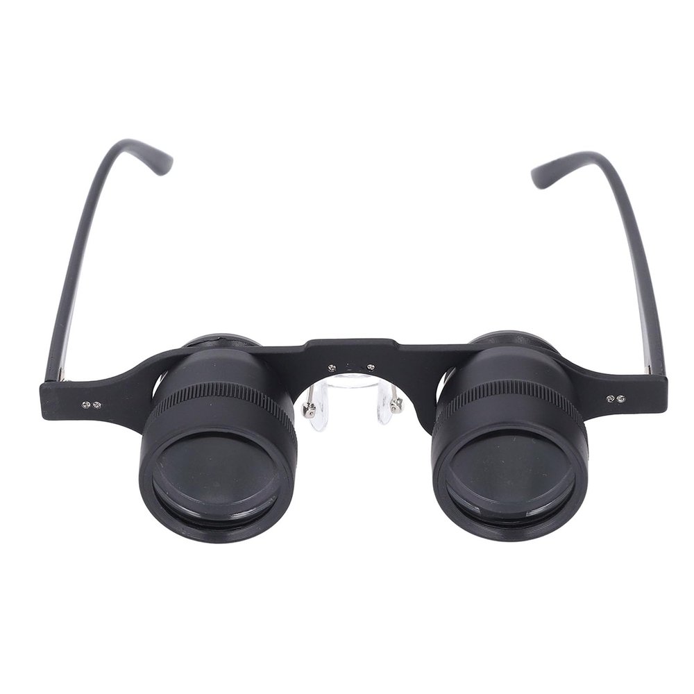 10X Zoom Handsfree Binocular Glasses for Fishing, Glasses Binoculars for Adults, Manual Focus Telescope Glasses for Sports Concerts Theater Opera TV Sight Seeing