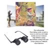 10X Zoom Handsfree Binocular Glasses for Fishing, Glasses Binoculars for Adults, Manual Focus Telescope Glasses for Sports Concerts Theater Opera TV Sight Seeing view 4