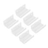 6 Piece Wall Mounted Record Rack, Transparent Acrylic Record CD Storage Rack, Floating Wall Shelves for Bathroom, Bedroom, Living Room, view 3