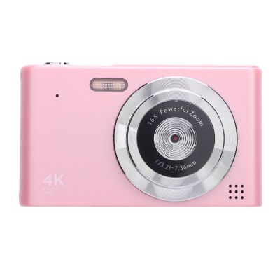 4K Digital Camera, 48MP Vlogging Camera for Photography, Anti Shake, 16x Zoom, Point and Shoot Digital Camera, Built in Fill Light, Support up to 128G (Wisoqucqrhg1isno-12)