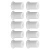 1 Inch Cable Routing Kit, 10pcs Neater Look Cable Feed Through Bushings Silicone for Cable (White) view 1