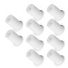 1 Inch Cable Routing Kit, 10pcs Neater Look Cable Feed Through Bushings Silicone for Cable (White) view 2
