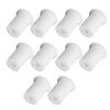 1 Inch Cable Routing Kit, 10pcs Neater Look Cable Feed Through Bushings Silicone for Cable (White) view 3
